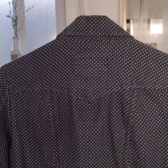 Live a Little Size Small Navy Blue with white dots - Picture 2 of 4